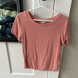 Cute Pink Cropped Top